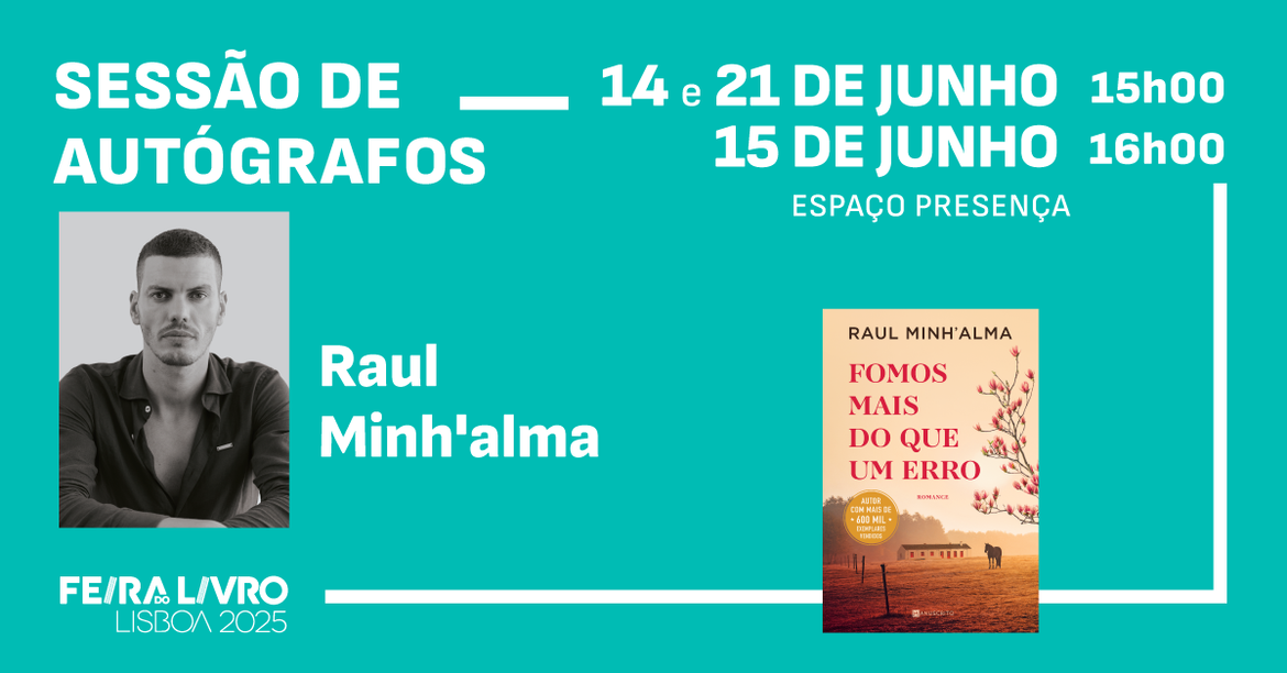 FLL2025 | Agenda 2.ª semana | Raul Minh'alma, Rita da Nova, Chi Ta-wei e mais