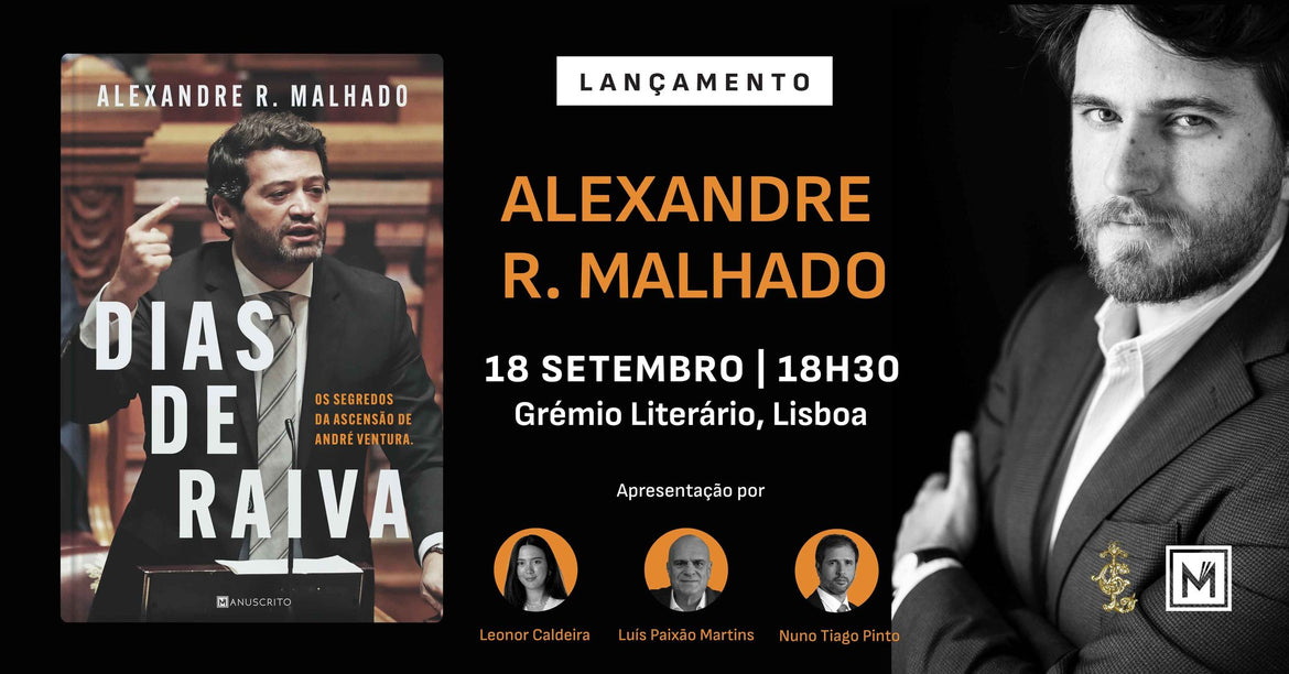 Lançamento de «Dias de Raiva», de Alexandre R. Malhado