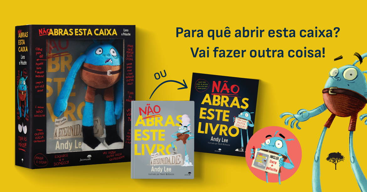 Não abra esta caixa, nem mexa neste peluche! 🤫