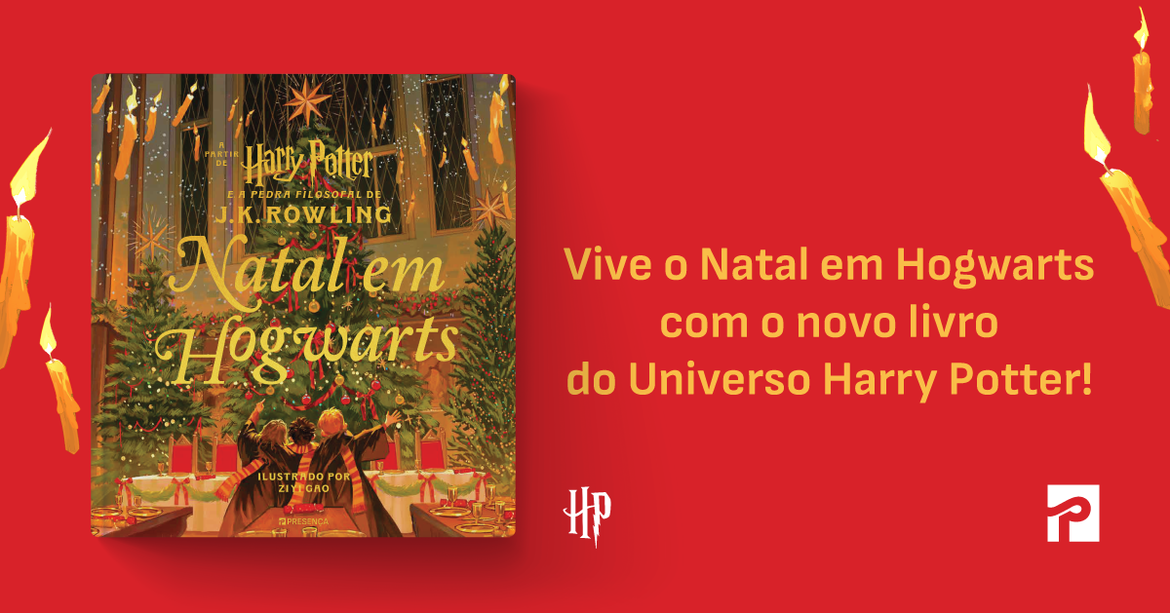 Vive o Natal em Hogwarts com o novo livro do Universo Harry Potter!