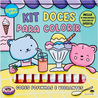 Kit Doces para Colorir - Sunny Vibes