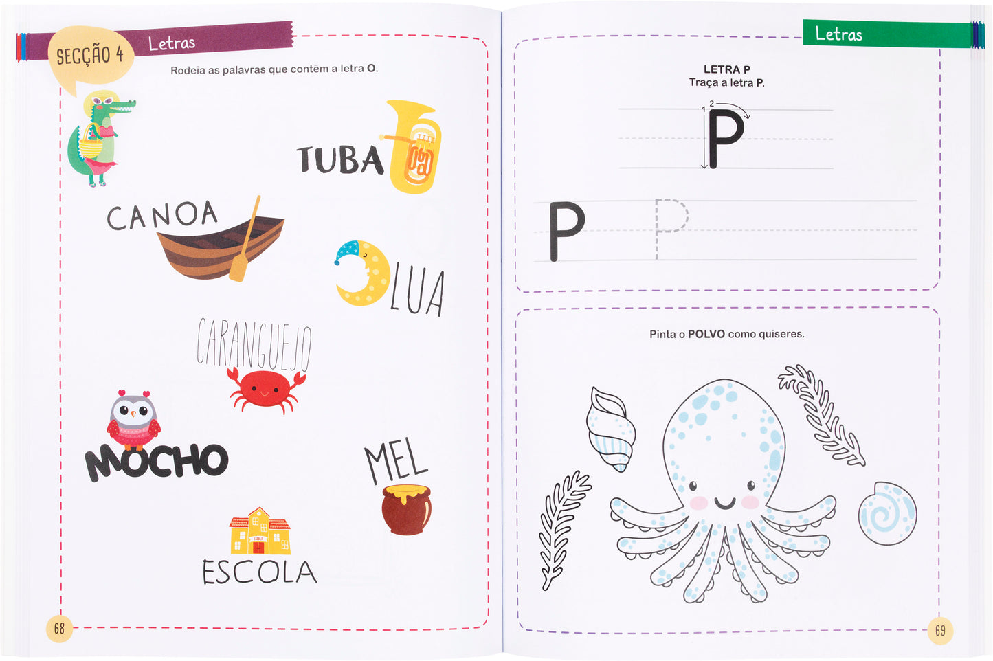 O Meu Primeiro Livro de Atividades Pré-Escolar 4-5 anos