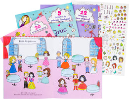Princesas Encantadas - Mala de Atividades com Autocolantes