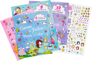 Princesas Encantadas - Mala de Atividades com Autocolantes