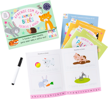 Aprende com os Animais Bebés - Escreve e Apaga