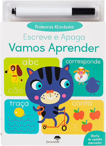 Primeiras Atividades - Escreve e Apaga Vamos Aprender