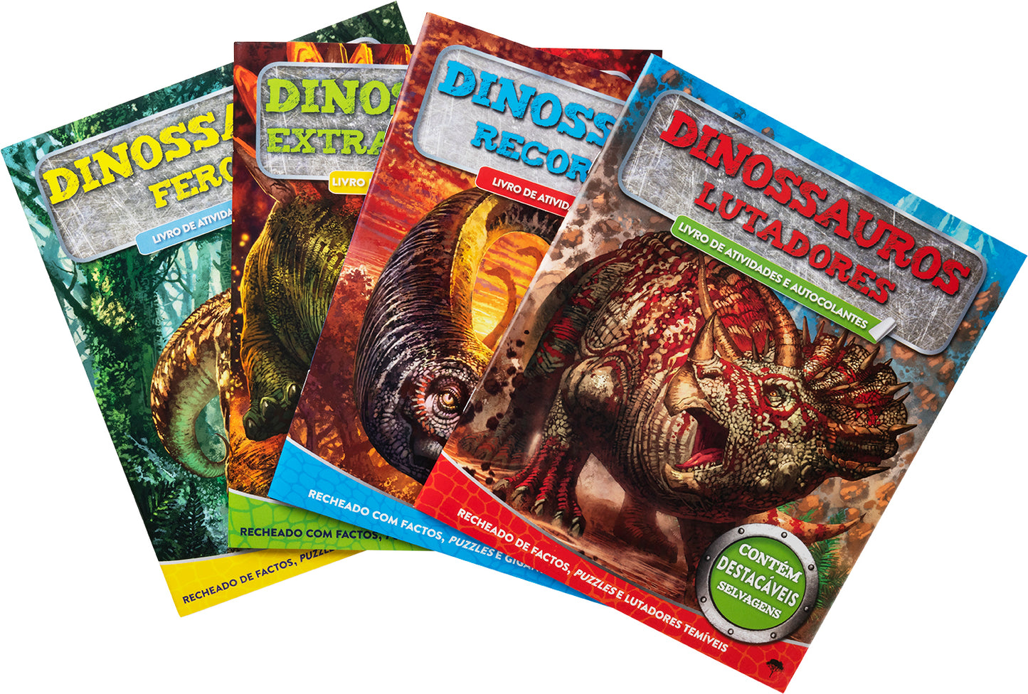Dinossauros - Mala de atividades e autocolantes