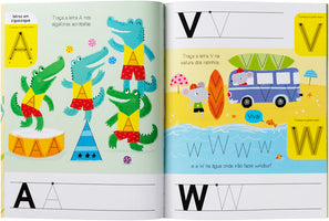 O Meu Primeiro Escreve e Apaga - Letras maiúsculas