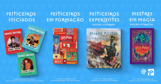 Feiticeiros, Muggles, e outras criaturas mágicas, quais são as vossas coleções preferidas do universo Harry Potter?