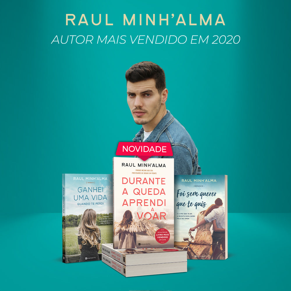 Raul Minh'alma é o autor mais vendido em Portugal em 2020