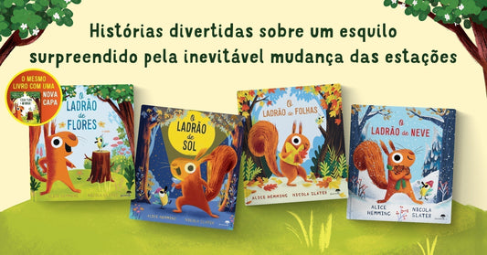 O Esquilo e o Pássaro viajam pelas estações!