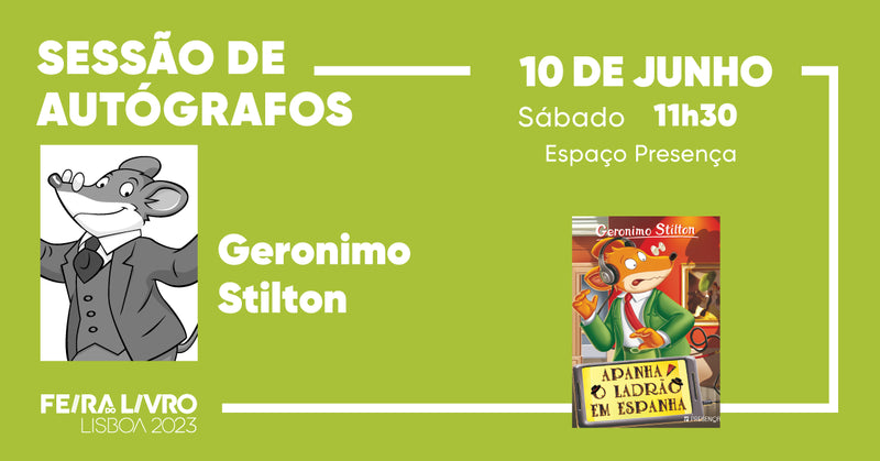 Geronimo Stilton @ Feira do Livro de Lisboa