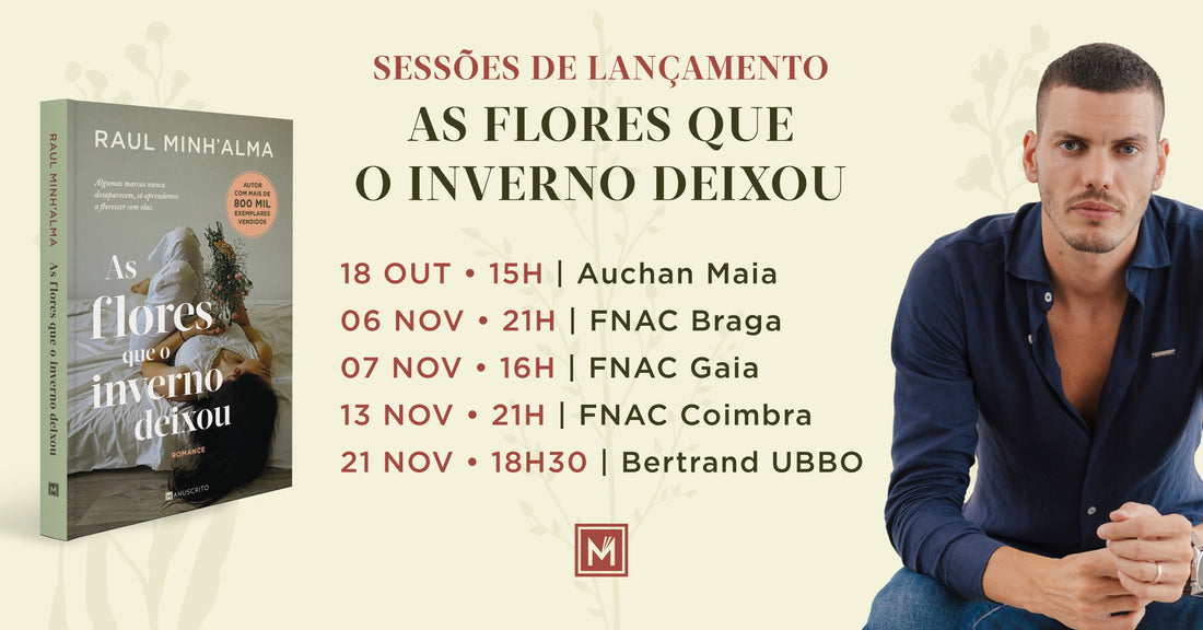 Tour literária | Raul Minh'alma. Consulte todas as datas aqui.