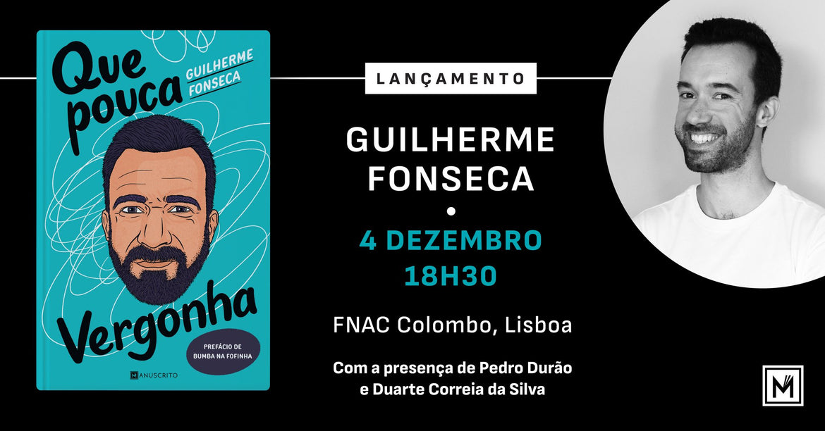 Lançamento de «Que Pouca Vergonha», de Guilherme Fonseca