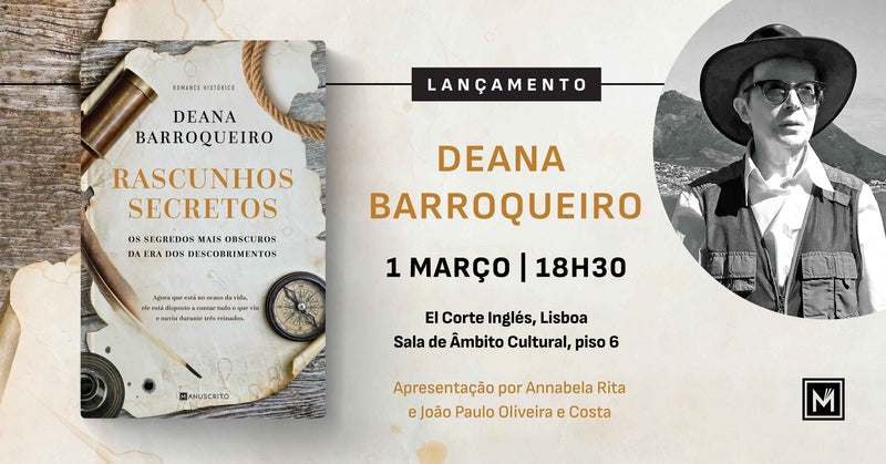 Lançamento de «Rascunhos Secretos», de Deana Barroqueiro