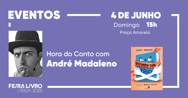 Hora do conto com André Madaleno