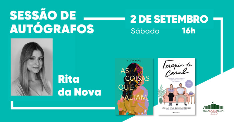 Sessão de Autógrafos com Rita da Nova | FLB