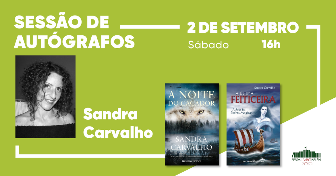 Sessão de Autógrafos com Sandra Carvalho | FLB