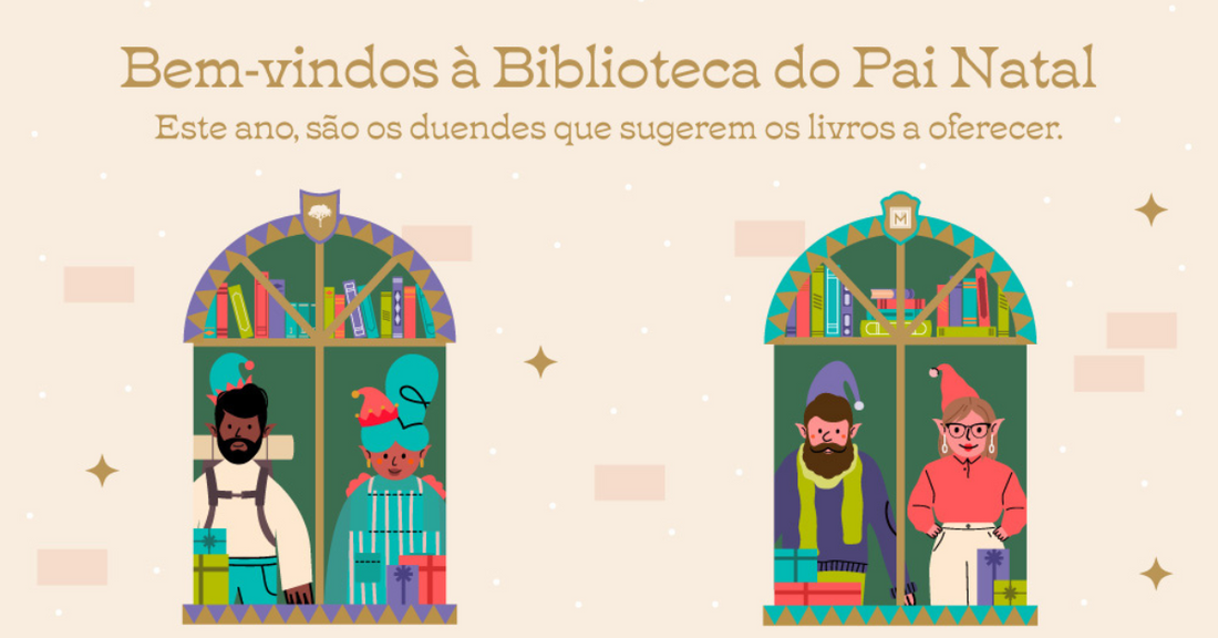 Bem-vindos à Biblioteca do Pai Natal 🎄📚