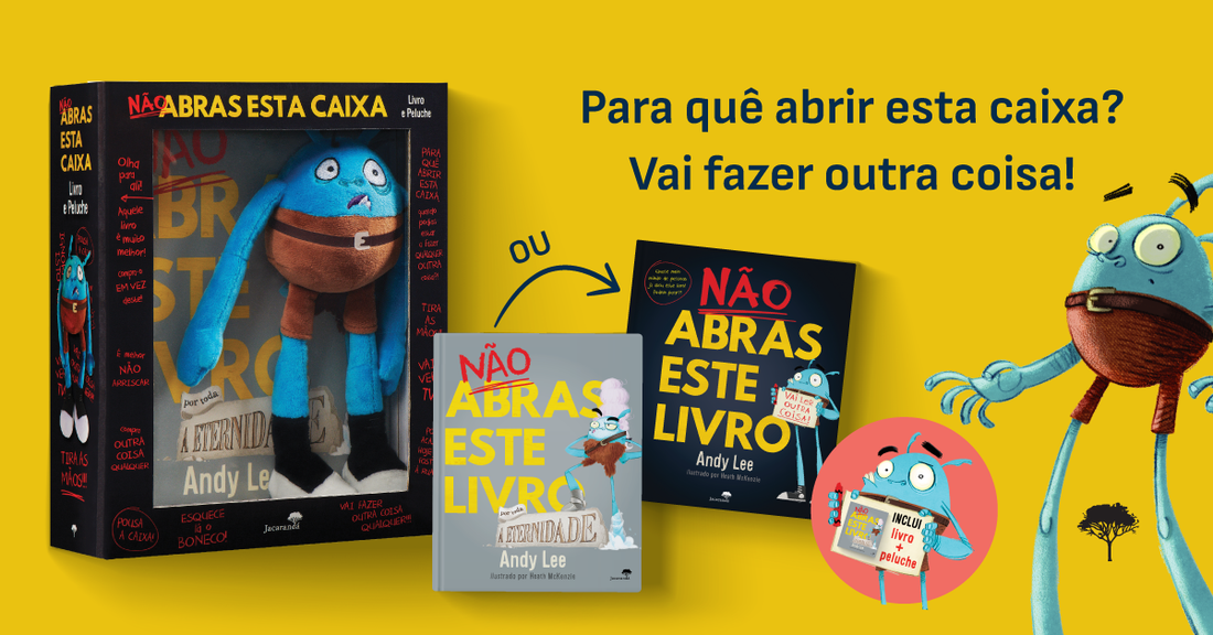 Não abra esta caixa, nem mexa neste peluche! 🤫