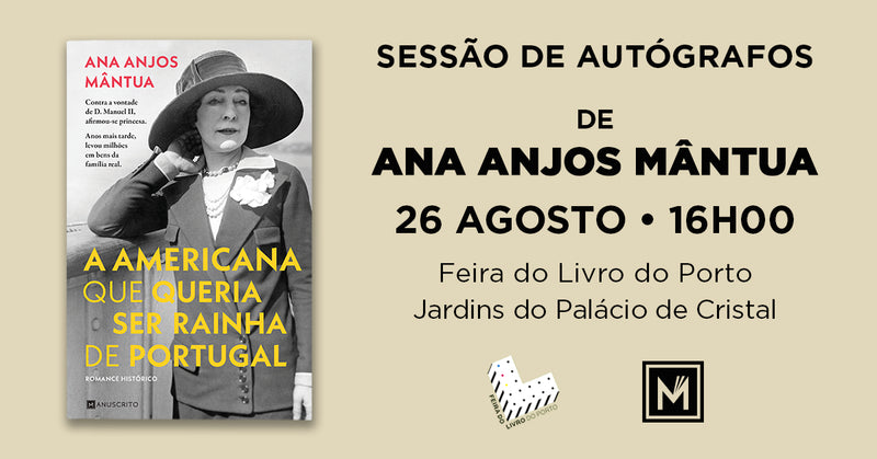 Sessão de Autógrafos com Ana Anjos Mântua