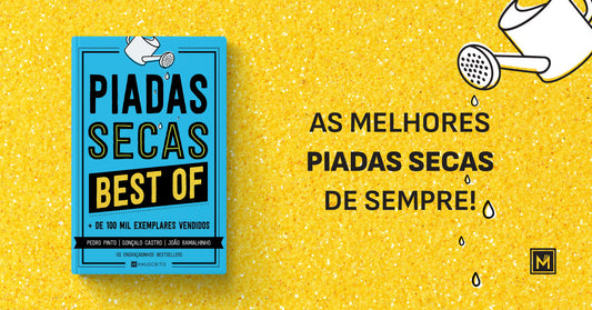 As melhores piadas secas de sempre estão neste livro!