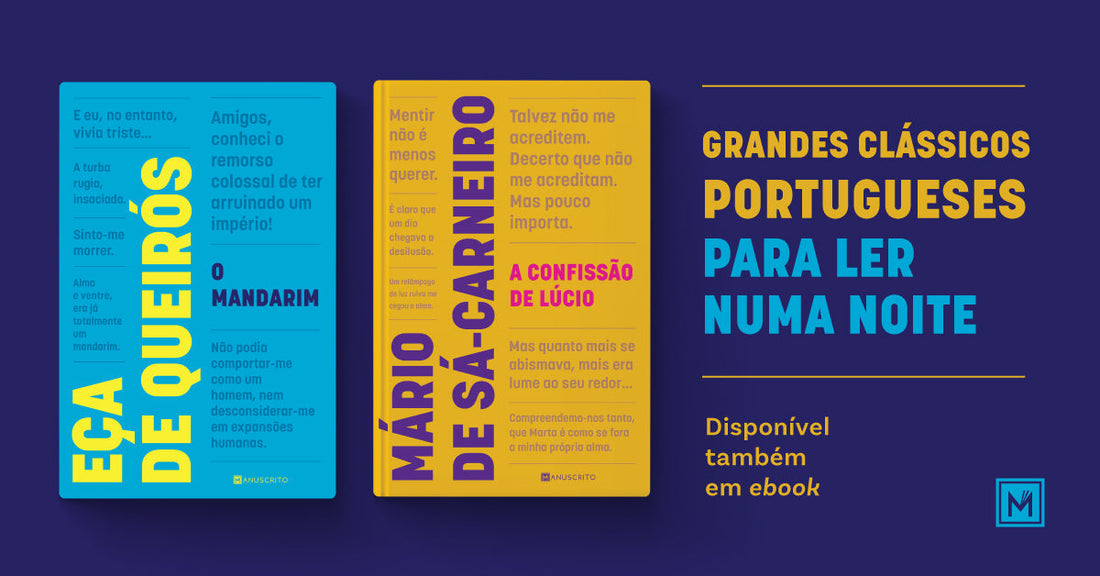 «Clássicos para Ler numa Noite», a nova coleção da Manuscrito