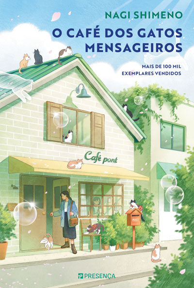 Capa do livro O Café dos Gatos Mensageiros