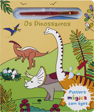 Os Dinossauros - pintura mágica com água