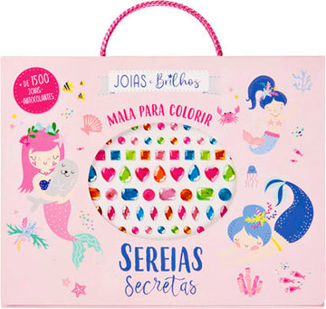 Sereias Secretas - Mala para colorir joias e brilhos