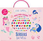 Sereias Secretas - Mala para colorir joias e brilhos