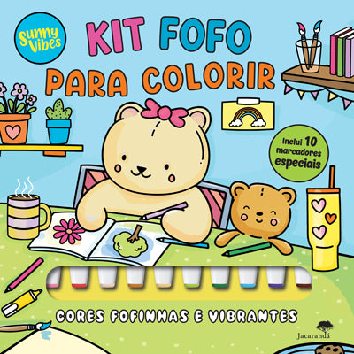 Kit Fofo para Colorir - Sunny Vibes