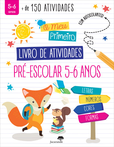 O Meu Primeiro Livro de Atividades Pré-Escolar 5-6 anos
