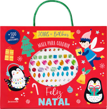 Feliz Natal - Mala de joias e brilhos