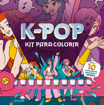 K POP - Kit para colorir