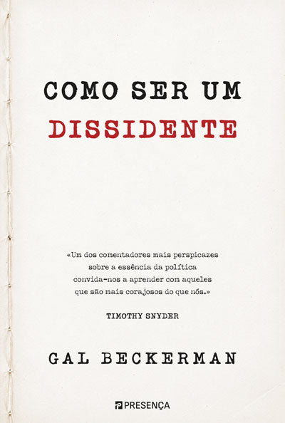 [EBOOK] Como Ser Um Dissidente