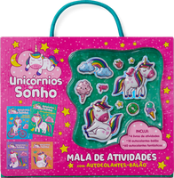 Unicórnios de Sonho - Mala Atividades com Autocolantes