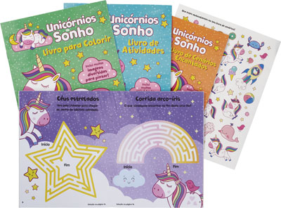 Unicórnios de Sonho - Mala de Atividades