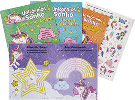 Unicórnios de Sonho - Mala Atividades com Autocolantes