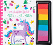 Fadas e Unicórnios - Pintar com os dedos