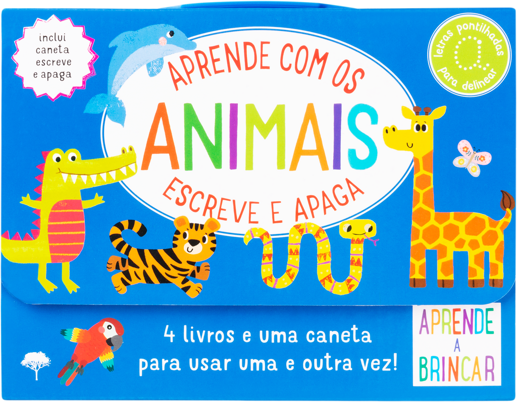 Aprende com os Animais Bebés - Escreve e Apaga - Livro de AAVV