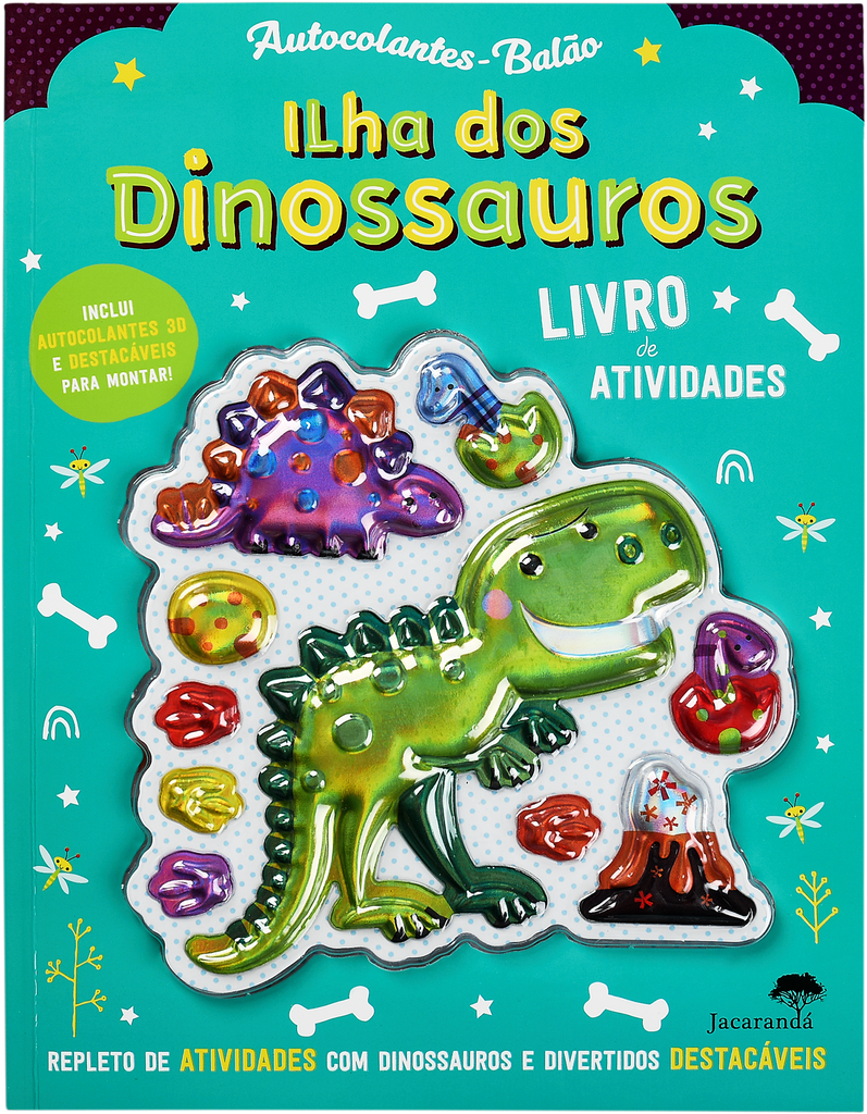 Ilha dos Dinossauros - Autocolantes Balão - Livro de AAVV – Grupo Presença