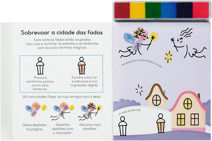 Primeiras Atividades - Pinturas com os Dedos Fadas