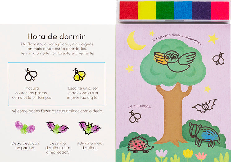 Primeiras Atividades - Pinturas com os Dedos Animais