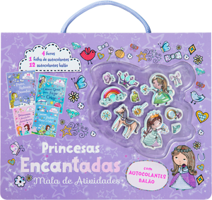 Princesas Encantadas - mala de atividades com autocolantes