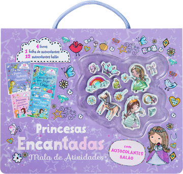 Princesas Encantadas - Mala de Atividades com Autocolantes