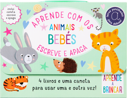 Aprende com os Animais Bebés - Escreve e Apaga