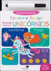 Primeiras Atividades - Escreve e Apaga Aprende com os Unicórnios