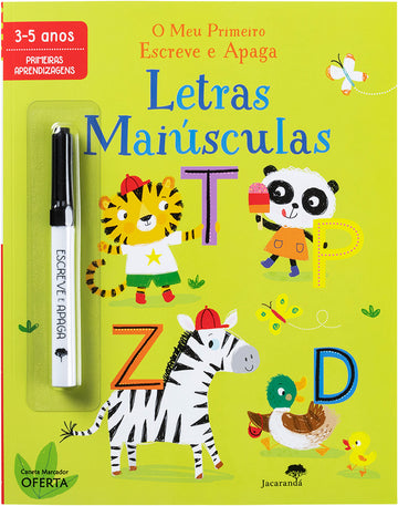 O Meu Primeiro Escreve e Apaga - Letras maiúsculas
