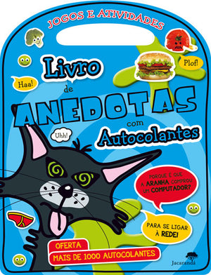 Livro de Anedotas com Autocolantes